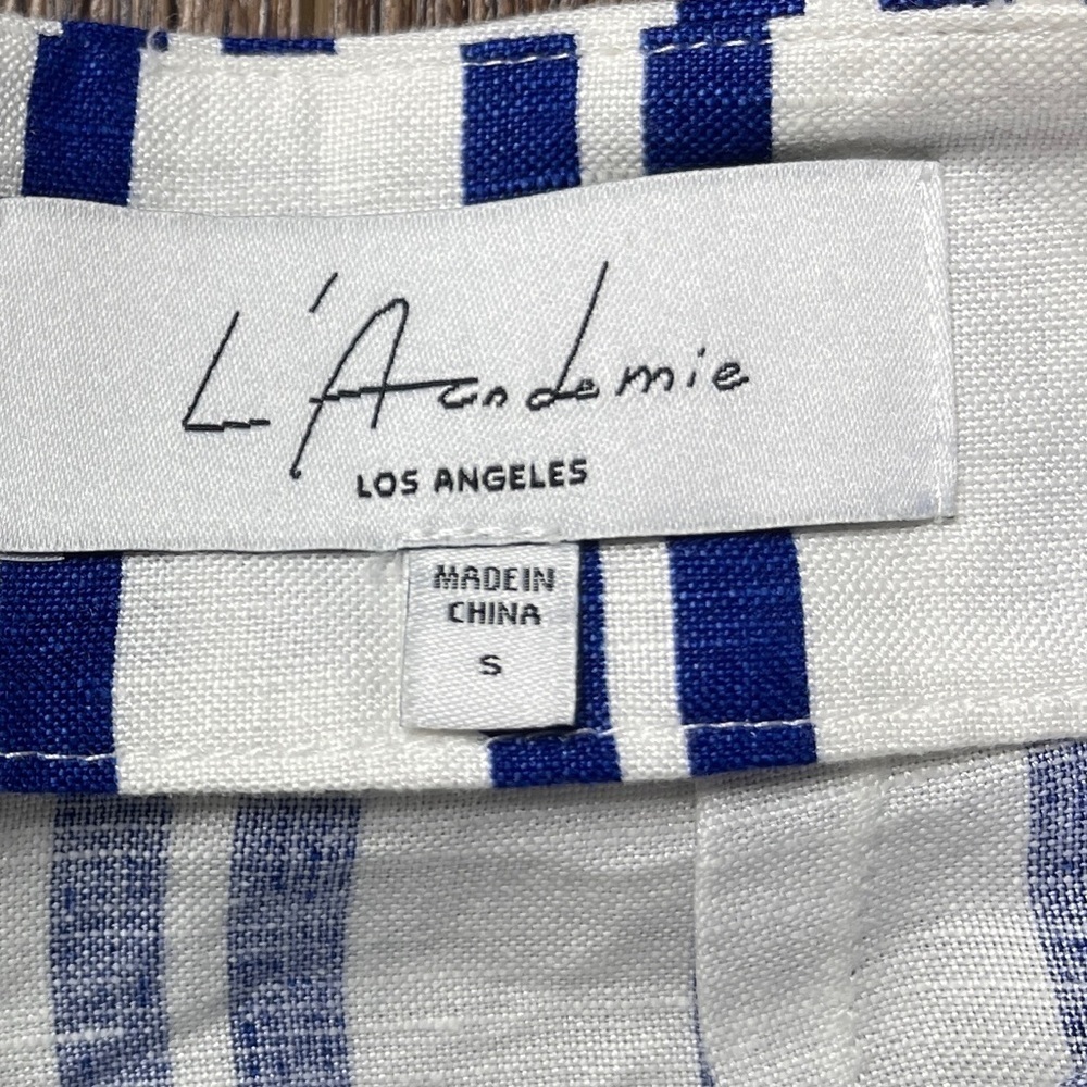 L'Academie The Lani Pant in Ocean Stripe S - Picture 5 of 10